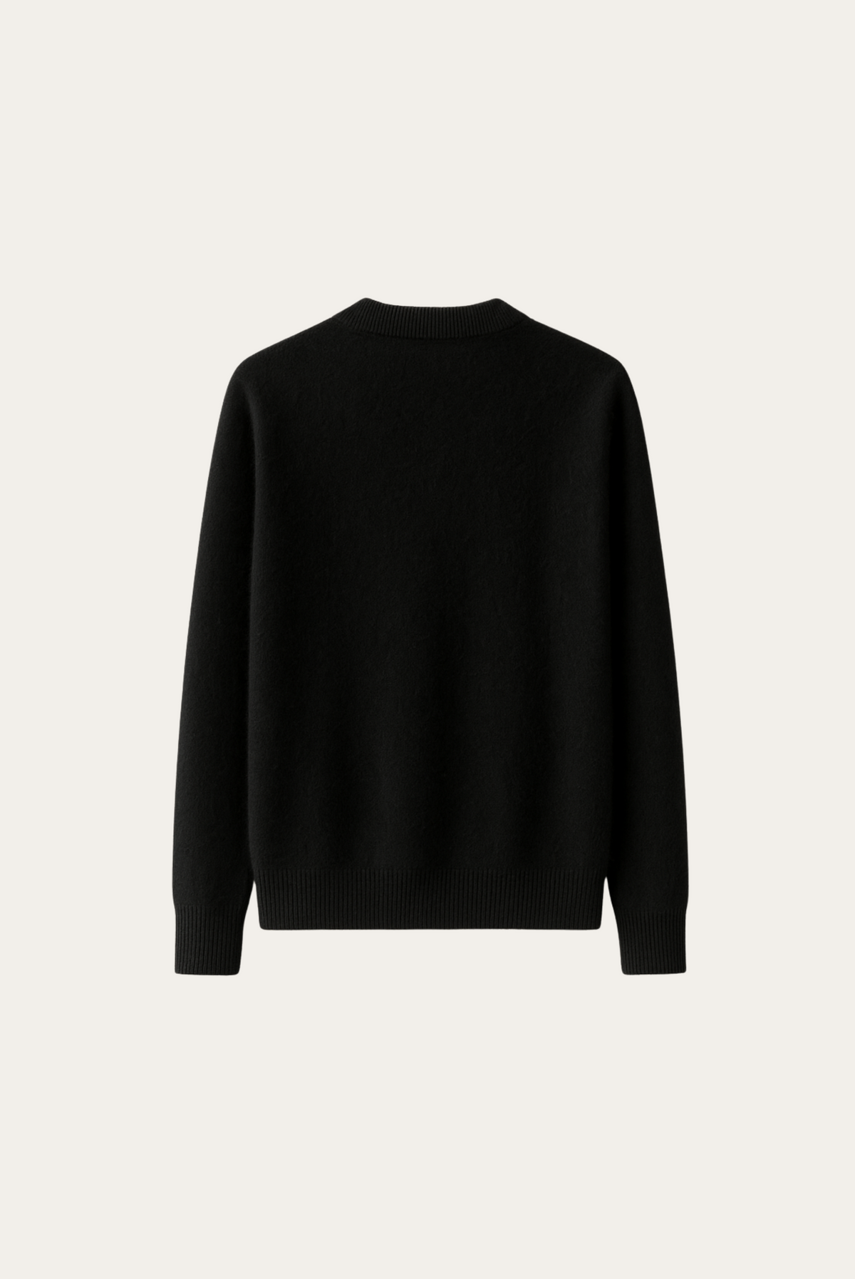 Siyah Cashmere Bisiklet Yaka 7