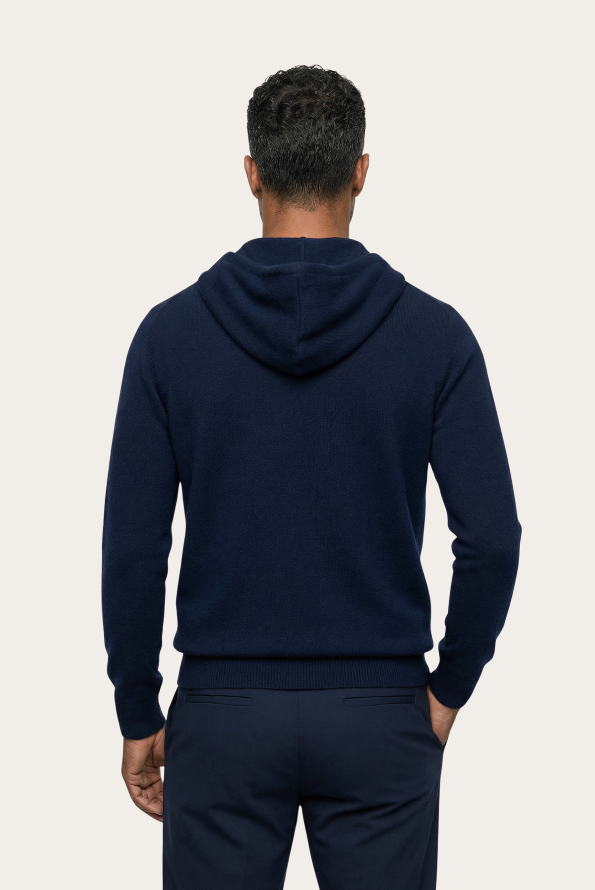 Lacivert Mavi Premium Cashmere Yelek 2