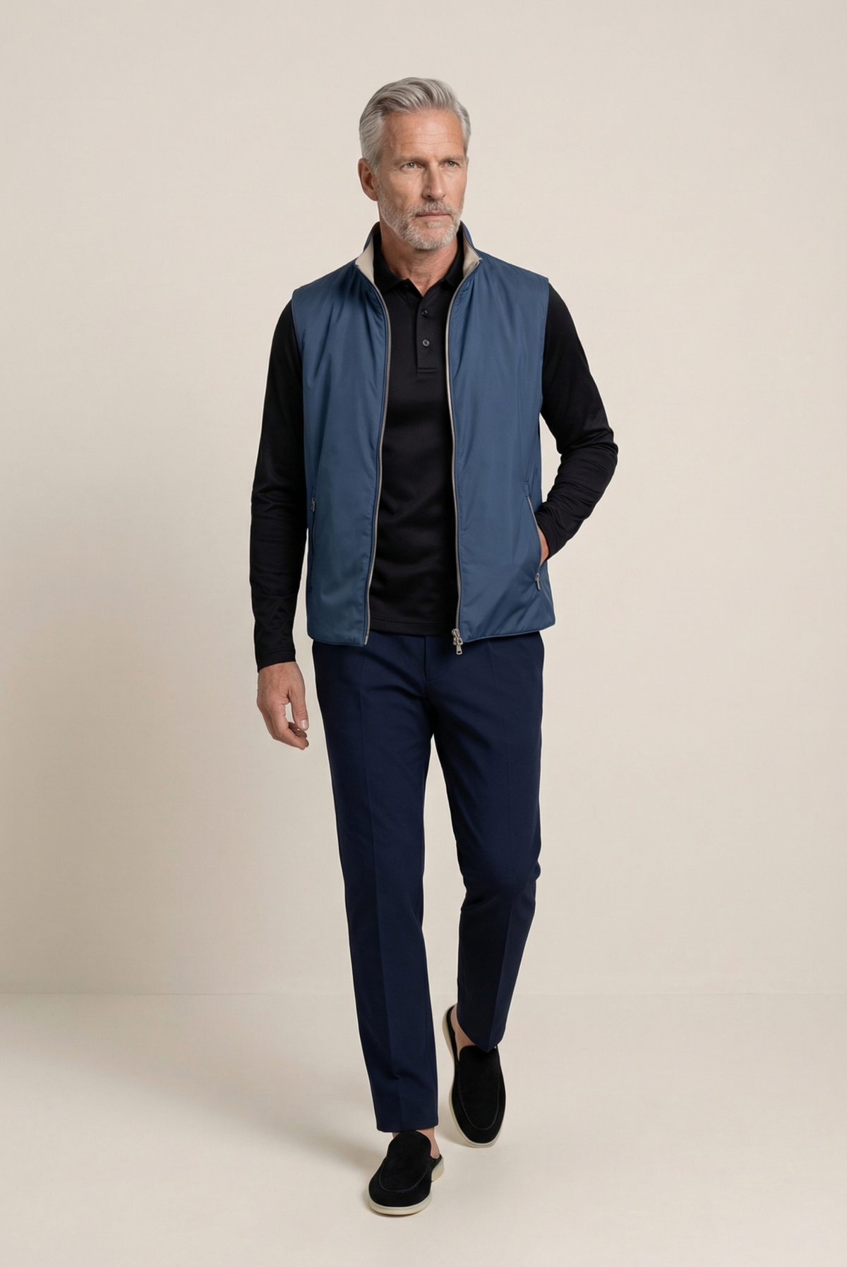 Siyah Imperial Uzun Kollu Polo 5