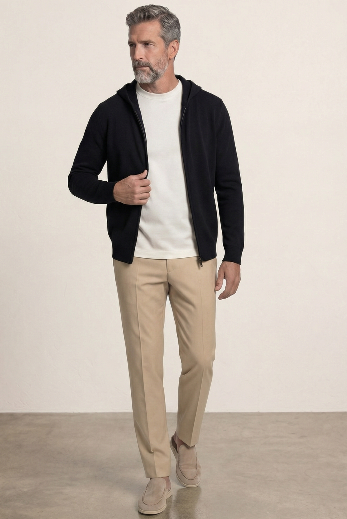 Siyah Premium Cashmere Yelek 5