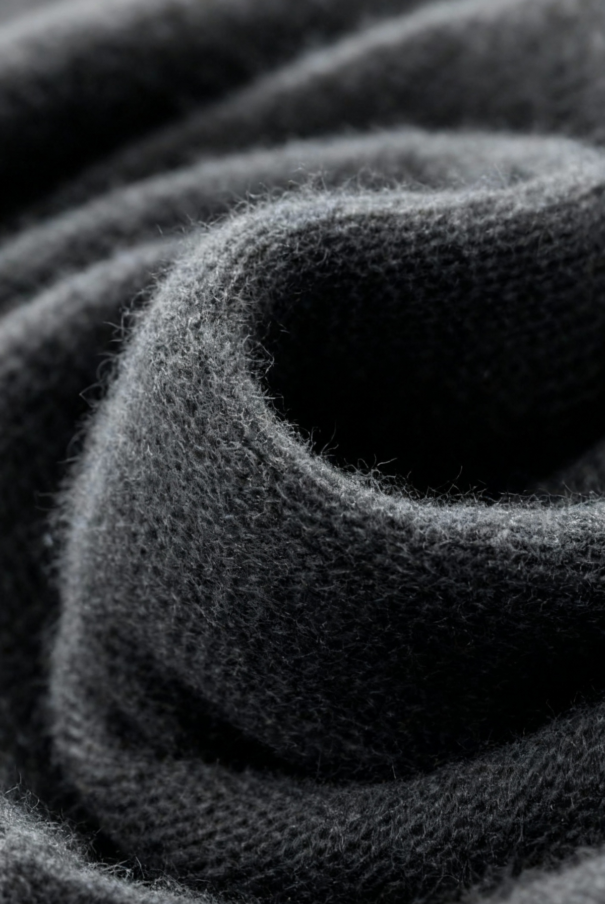 Antrasit Premium Cashmere Scarf 3