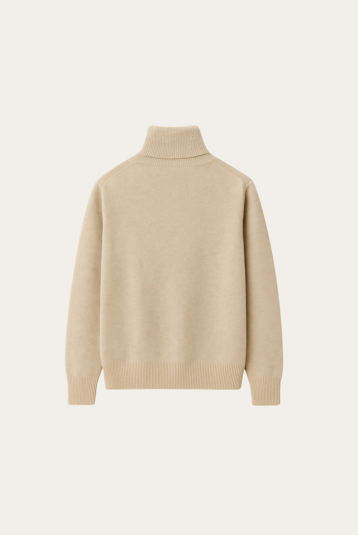 Bej Cashmere Balıkçı Yaka 7