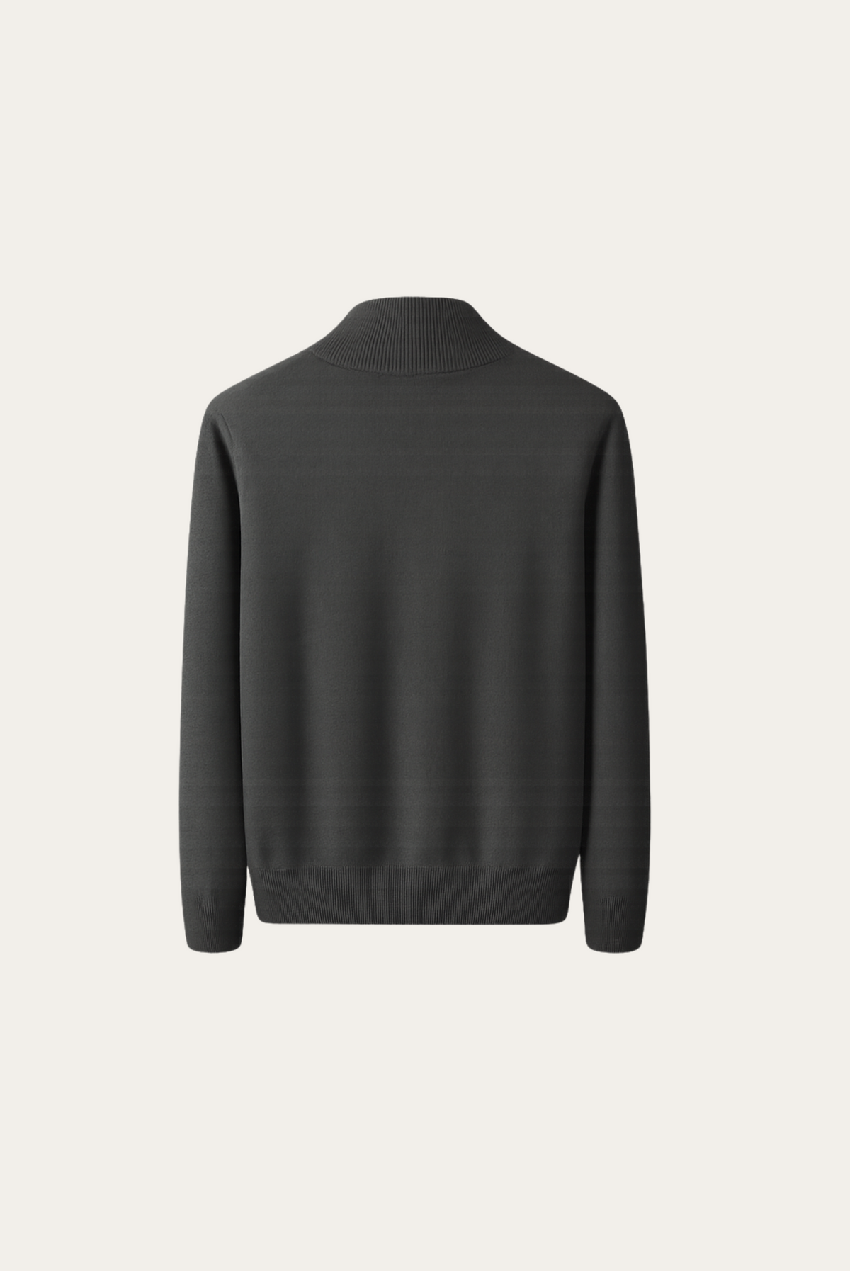 Gri Inside-Out Cashmere Hırka 7