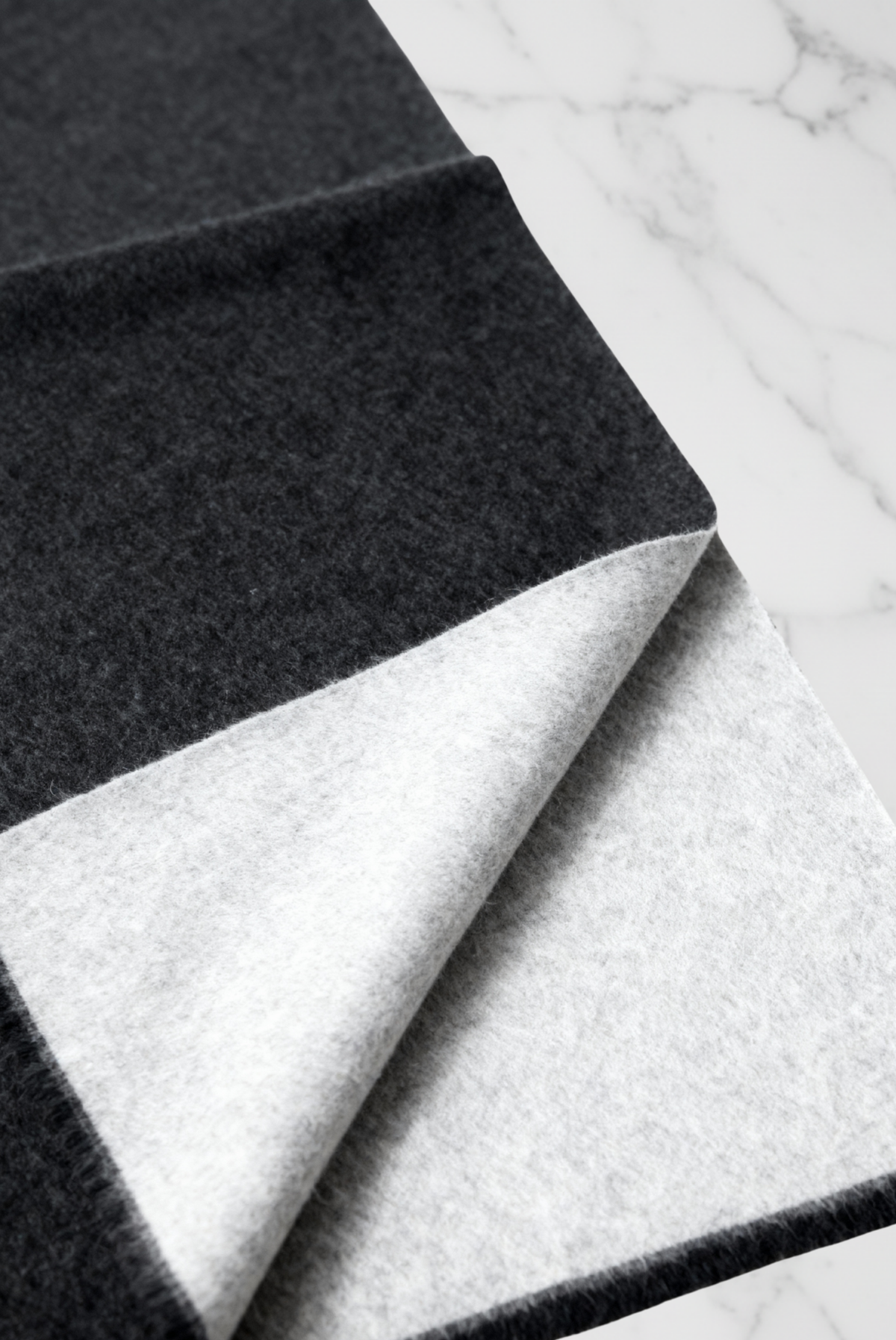 Antrasit Premium Cashmere Scarf 2