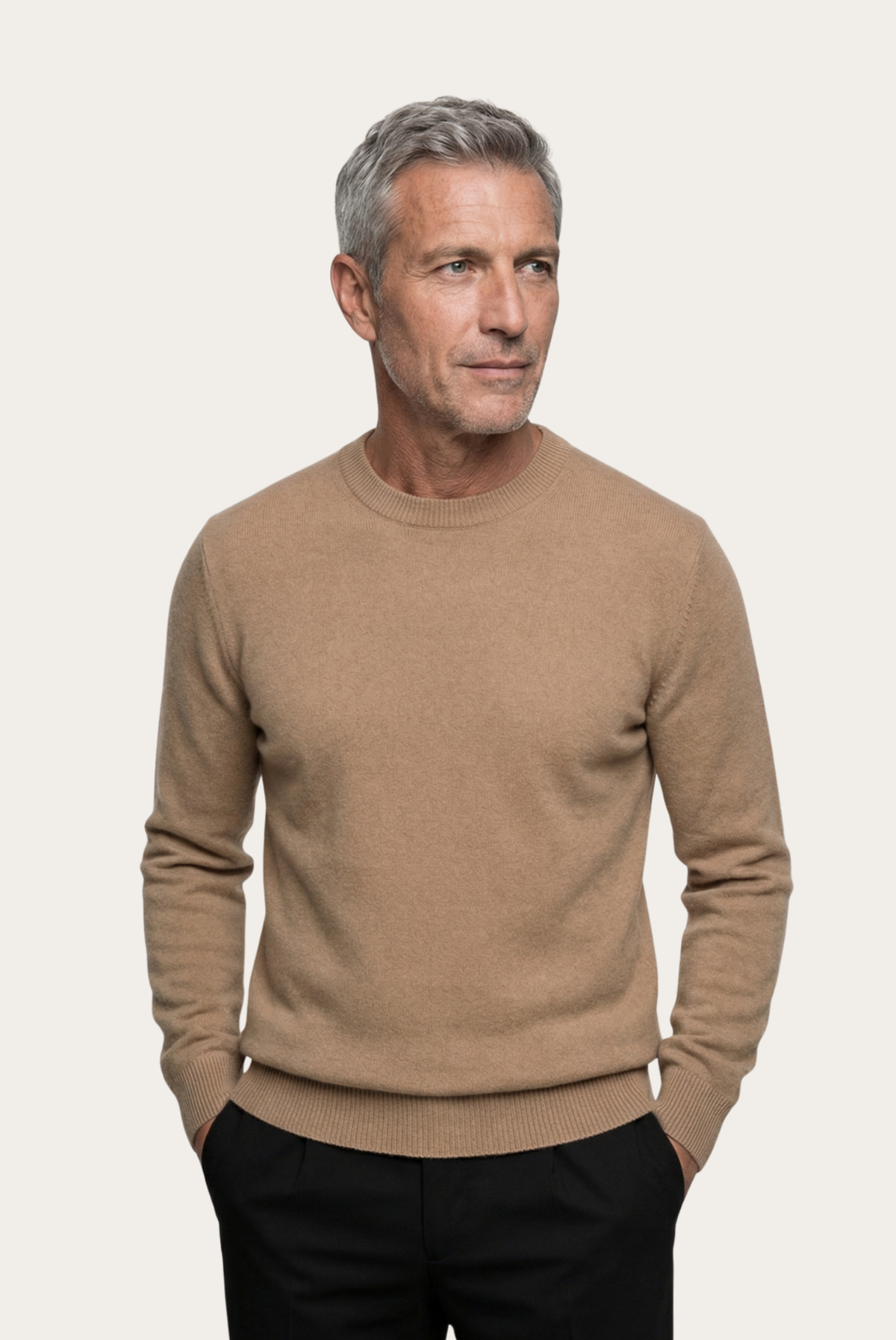 Deve Tüyü Cashmere Bisiklet Yaka 1